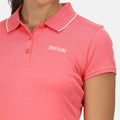 Tropical Pink - Pack Shot - Regatta Womens-Ladies Maverick V Polo Shirt