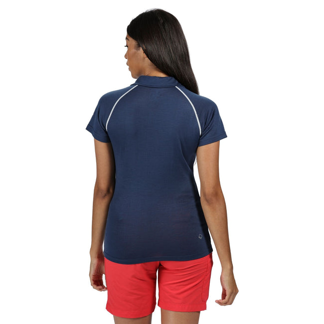Dark Denim - Back - Regatta Womens-Ladies Kalter Polo Shirt
