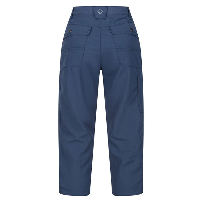 Dark Denim - Back - Regatta Womens-Ladies Chaska II Capri
