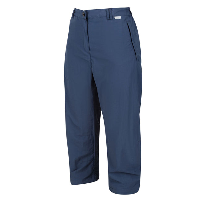 Dark Denim - Side - Regatta Womens-Ladies Chaska II Capri