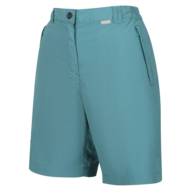 Bristol Blue - Side - Regatta Womens-Ladies Chaska II Walking Shorts