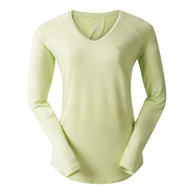 Butterfly Green - Front - Dare 2B Womens-Ladies Discern Long Sleeve T-Shirt