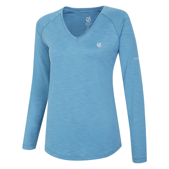 Niagara Blue - Side - Dare 2B Womens-Ladies Discern Long Sleeve T-Shirt