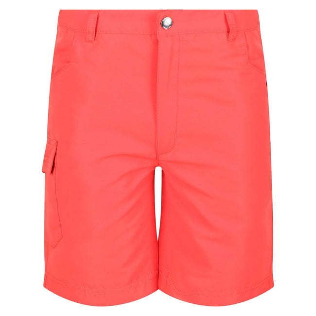 Neon Peach - Front - Regatta Childrens-Kids Sorcer II Shorts