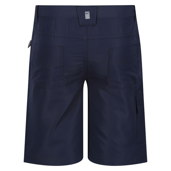 Navy - Back - Regatta Childrens-Kids Sorcer II Shorts
