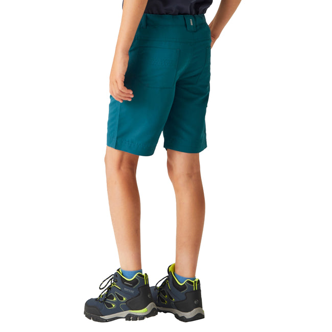 Moroccan Blue - Pack Shot - Regatta Childrens-Kids Sorcer II Shorts