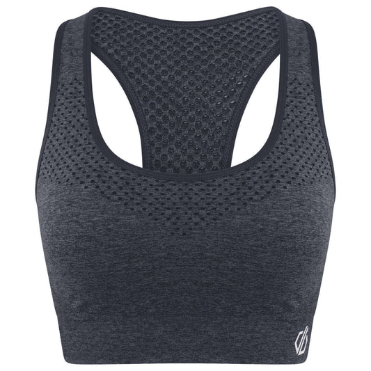 Ebony - Front - Dare 2b Womens-Ladies Dont Sweat It Sports Bra