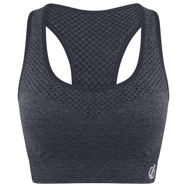 Ebony - Front - Dare 2b Womens-Ladies Dont Sweat It Sports Bra