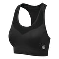 Black - Side - Dare 2b Womens-Ladies Dont Sweat It Sports Bra