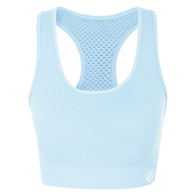 Quiet Blue - Front - Dare 2b Womens-Ladies Dont Sweat It Sports Bra