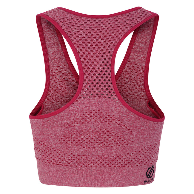 Berry Pink Marl - Back - Dare 2b Womens-Ladies Dont Sweat It Sports Bra