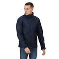 Navy - Side - Regatta Professional Mens 3 Layer Soft Shell Jacket