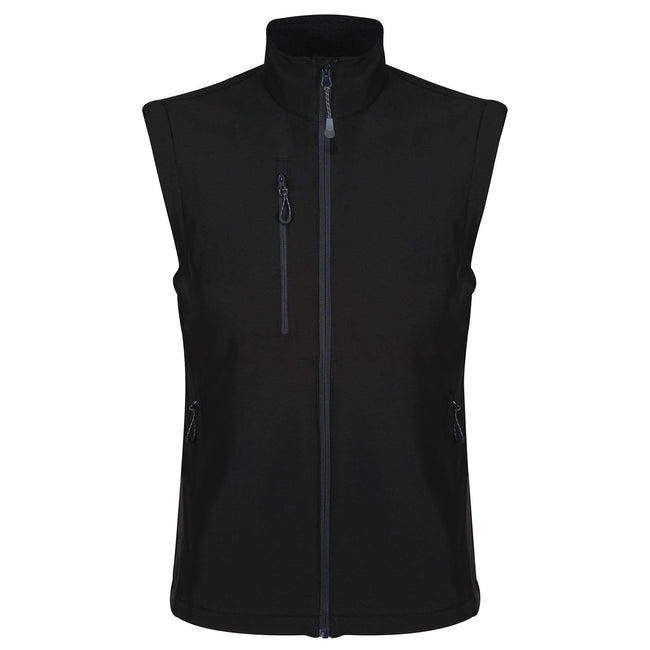 Black - Front - Regatta Professional Mens Softshell Recycled Body Warmer