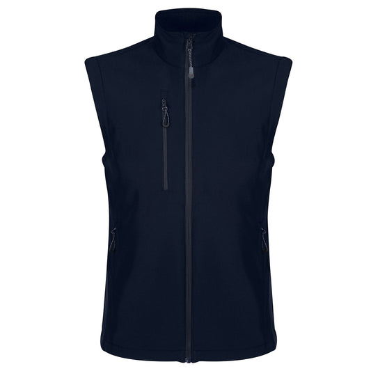 Navy - Front - Regatta Professional Mens Softshell Recycled Body Warmer