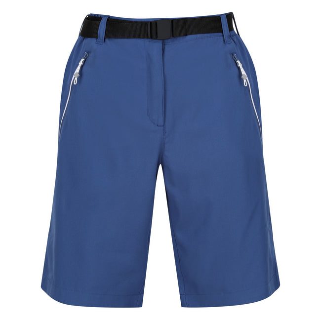 Dusty Denim - Front - Regatta Womens-Ladies Xert III Stretch Shorts