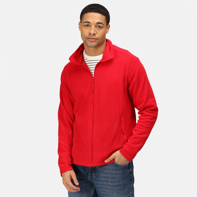 Red - Side - Regatta Professional Mens Microfleece Jacket