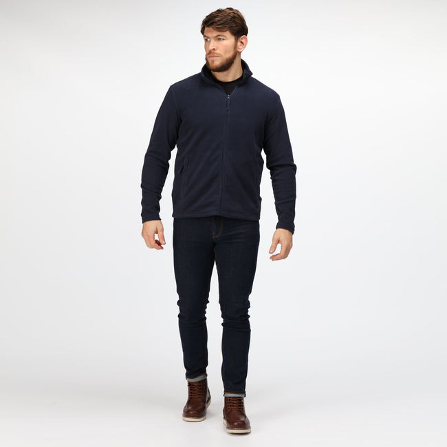 Dark Navy - Back - Regatta Professional Mens Microfleece Jacket