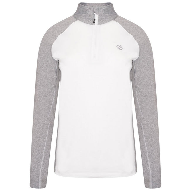 White-Ash - Front - Dare 2B Womens-Ladies Involved II Half Zip Midlayer