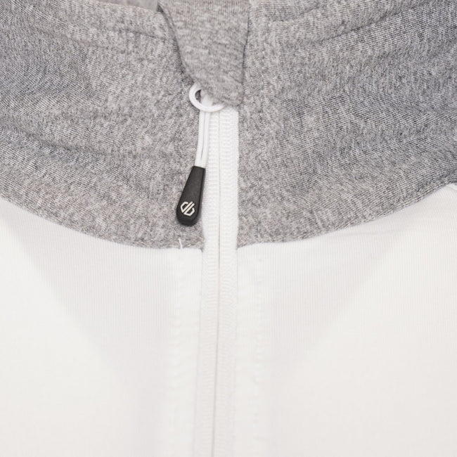 White-Ash - Close up - Dare 2B Womens-Ladies Involved II Half Zip Midlayer