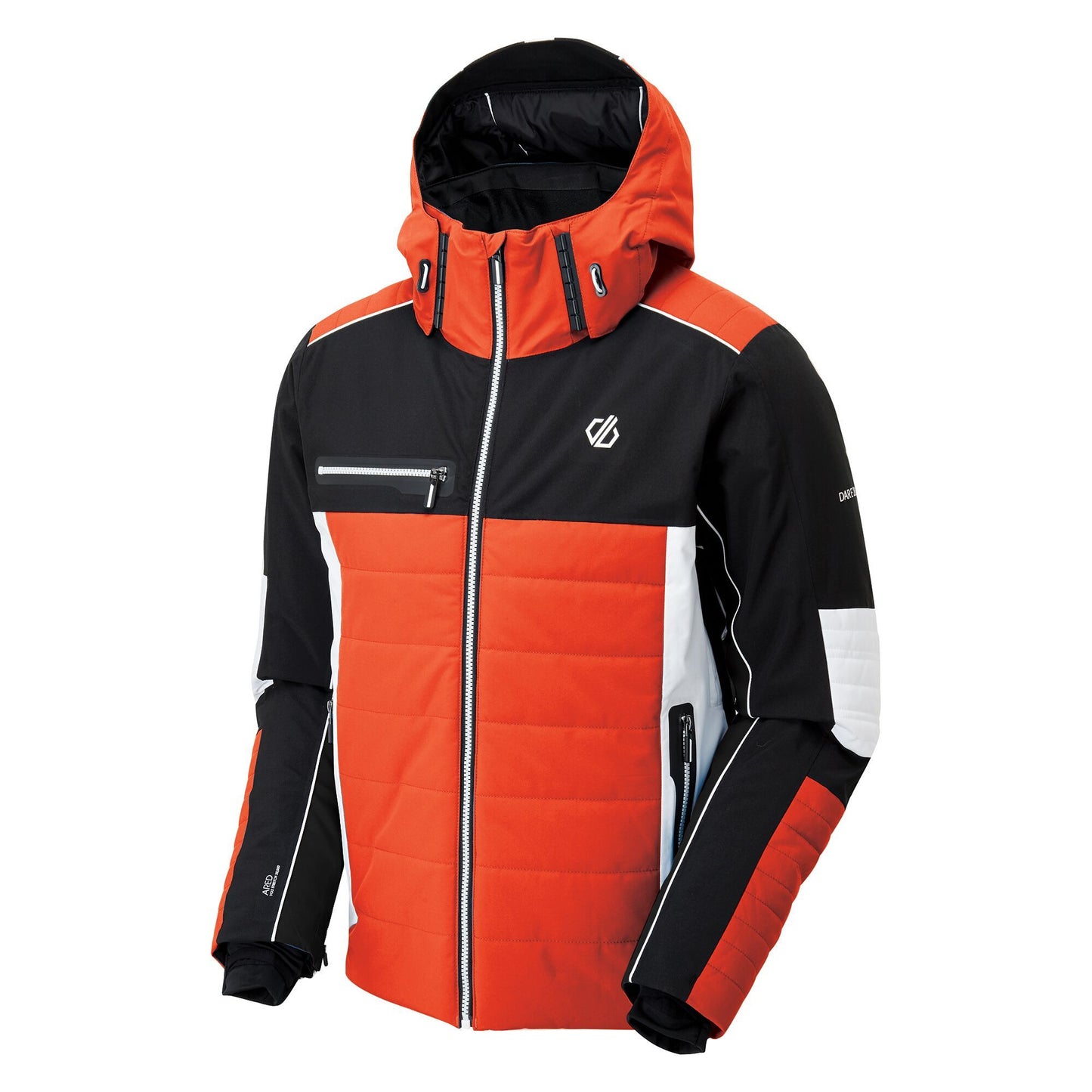 Trail Blaze Red-Black-White - Close up - Dare 2B Mens Out Force Insulated Ski Jacket