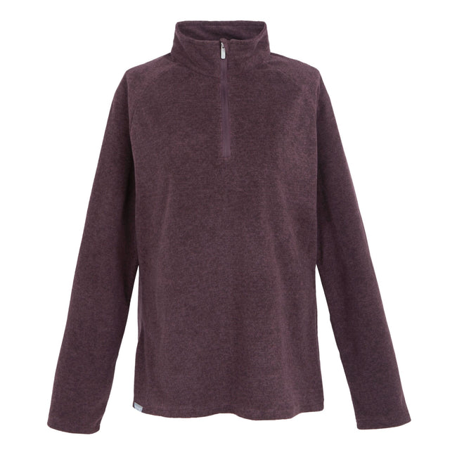 Deep Plum - Front - Regatta Womens-Ladies Pimlo Half Zip Fleece