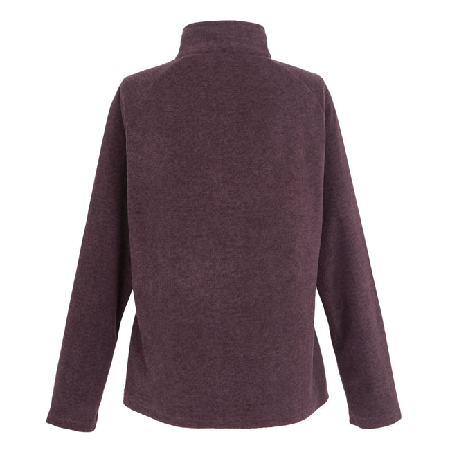Deep Plum - Back - Regatta Womens-Ladies Pimlo Half Zip Fleece