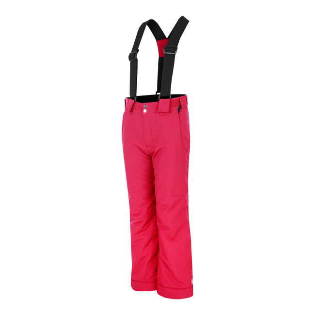 Berry Pink - Side - Dare 2B Childrens-Kids Outmove II Ski Trousers