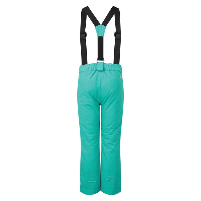 Turquoise - Back - Dare 2B Childrens-Kids Outmove II Ski Trousers
