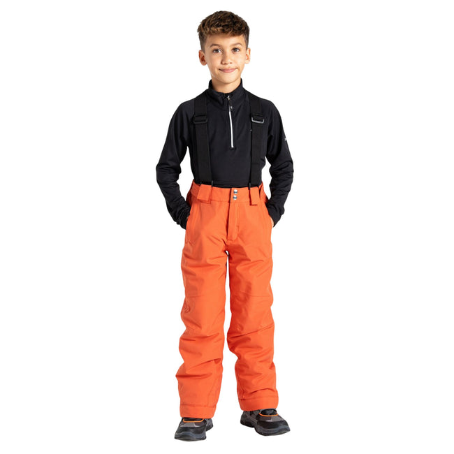 Orange Rust - Lifestyle - Dare 2B Childrens-Kids Outmove II Ski Trousers
