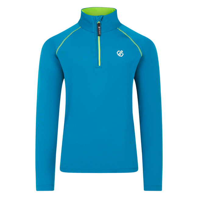 Kingfisher Blue - Front - Dare 2B Childrens-Kids Consist II Thermal Top