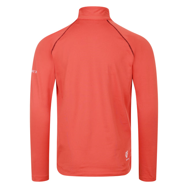 Orange Rust - Back - Dare 2B Childrens-Kids Consist II Thermal Top