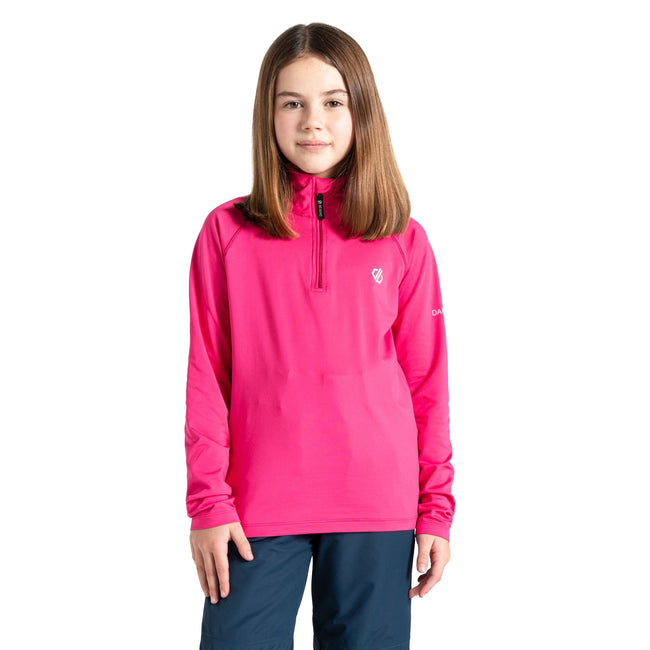 Pure Pink - Lifestyle - Dare 2B Childrens-Kids Consist II Thermal Top