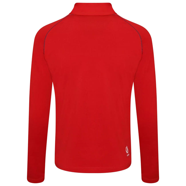 Danger Red - Back - Dare 2B Childrens-Kids Consist II Thermal Top