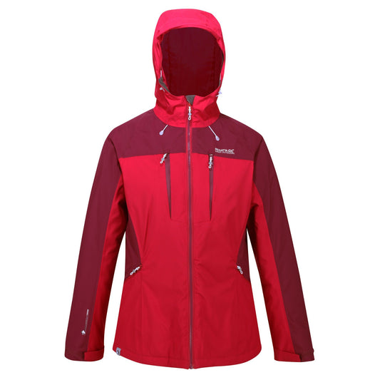 Dark Cerise-Purple Potion - Front - Regatta Womens-Ladies Highton Waterproof Padded Jacket