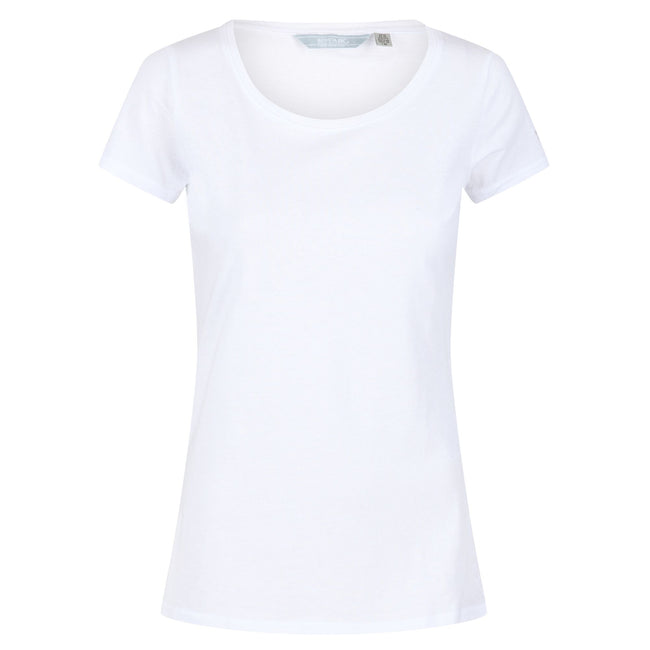 White - Front - Regatta Womens-Ladies Carlie T-Shirt