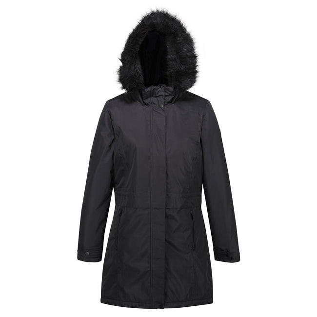 Black - Front - Regatta Womens-Ladies Lexis Parka
