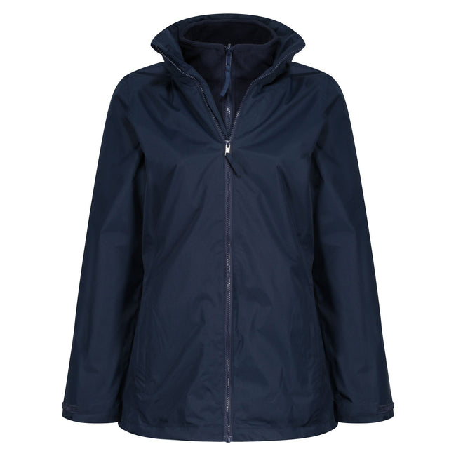 Navy - Side - Regatta Professional Womens-Ladies Waterproof Jacket