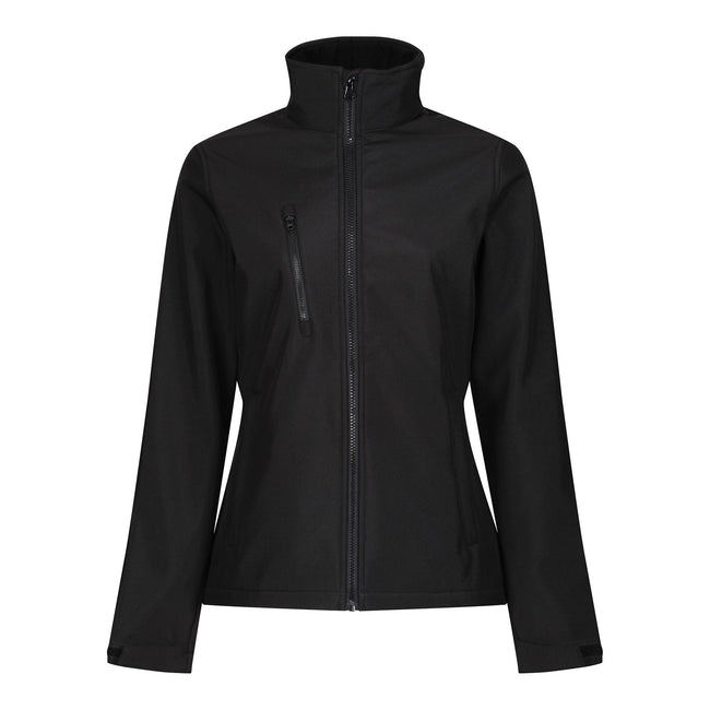 Black - Front - Regatta Professional Womens-Ladies 3 Layer Membrane Soft Shell Jacket
