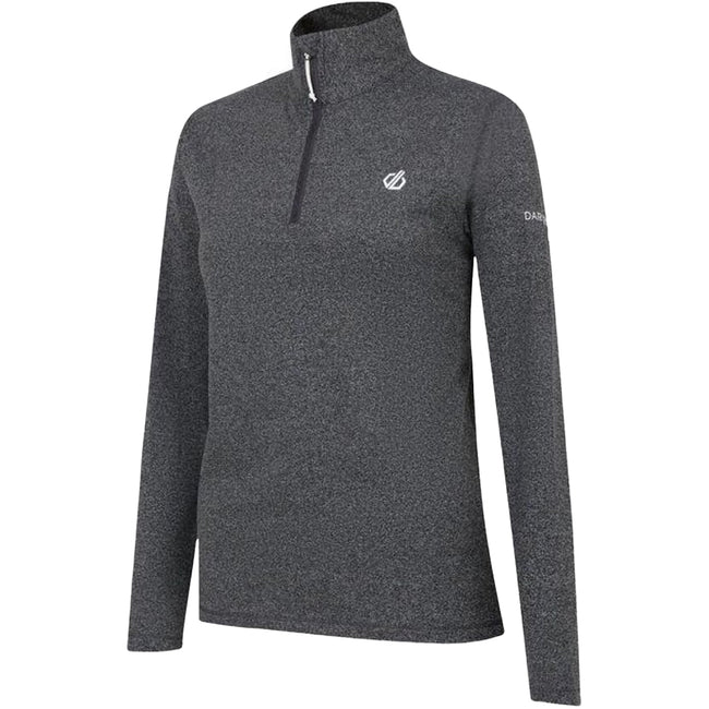 Charcoal Grey Marl - Side - Dare 2B Womens-Ladies Lowline II Midlayer
