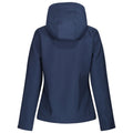 Navy-French Blue - Back - Regatta Professional Womens-Ladies 3 Layer Membrane Soft Shell Jacket
