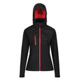 Black-Red - Front - Regatta Professional Womens-Ladies 3 Layer Membrane Soft Shell Jacket