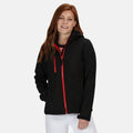 Black-Red - Side - Regatta Professional Womens-Ladies 3 Layer Membrane Soft Shell Jacket