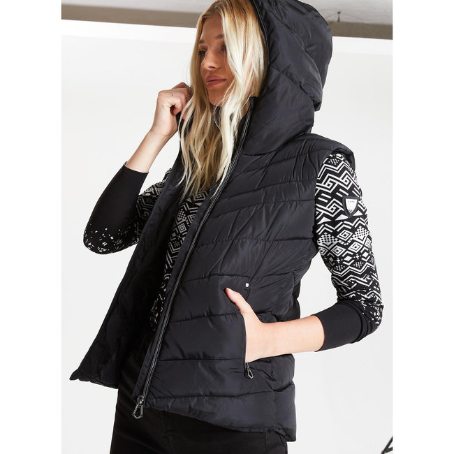Black - Side - Dare 2B Womens-Ladies Complicate Body Warmer