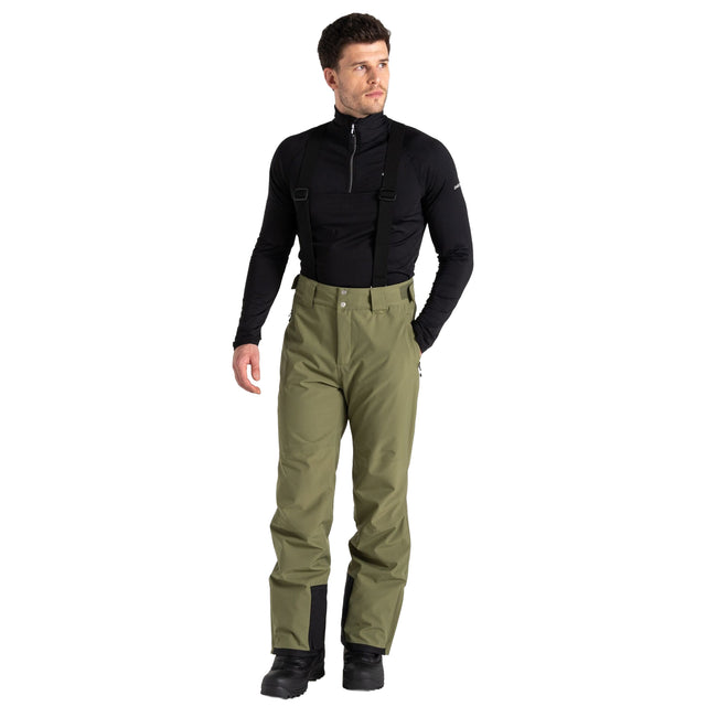Olivine Green - Lifestyle - Dare 2B Mens Achieve II Ski Trousers