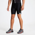 Black-White - Back - Dare 2B Mens Virtuosity Quick Dry Cycling Shorts