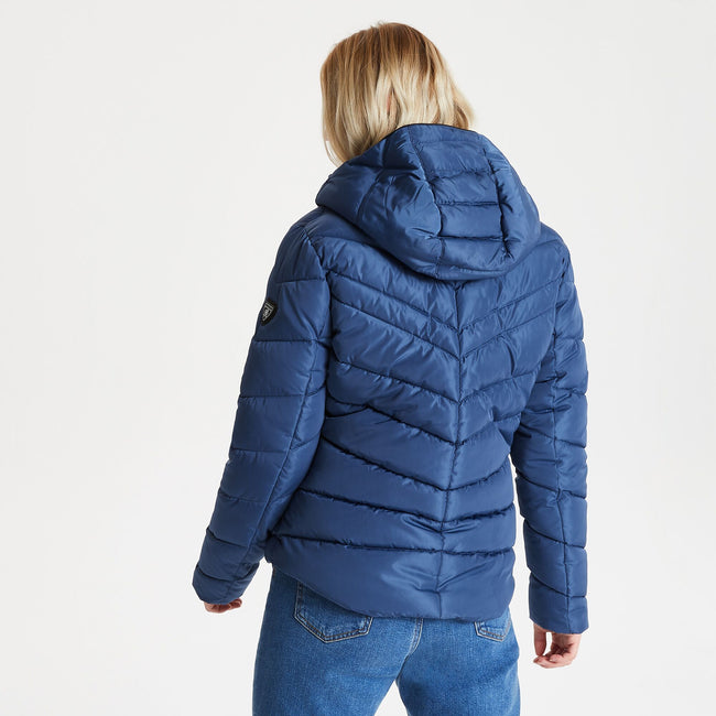 Dark Denim - Lifestyle - Dare 2B Womens-Ladies Reputable Swarovski Insulated Jacket