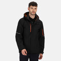 Black-Magma Orange - Back - Regatta Professional Mens Softshell Jacket