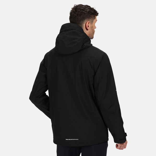 Black-Magma Orange - Side - Regatta Professional Mens Softshell Jacket