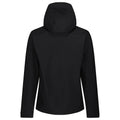 Seal Grey-Black - Back - Regatta Mens Venturer 3 Layer Membrane Soft Shell Jacket