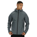 Seal Grey Marl - Back - Regatta Professional Mens Stretch Soft Shell Jacket